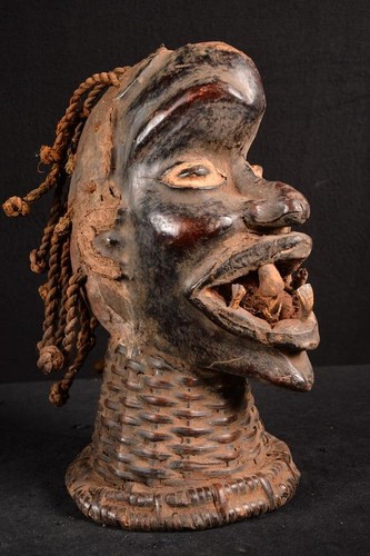 Figurine tête épieu - figurine,