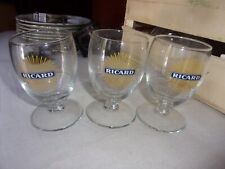 verre ancien publicitaire 