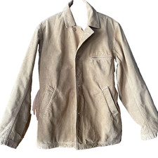 Veste combinaison velours côtelé 45R beige style vêtement de travail...