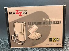 Blazzeo Meg Trig SLT-4 RF Speedlites Trigger NEW Nikon Canon Dslr Hot Shoe Flash