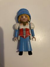 * Playmobil 3891 Femme Robe Et Chapeau Medieval Charette Boeuf Chariot Vintage