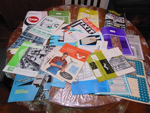 Lot brochures rayonnages - brochures,