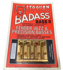 BADASS Bass II Bridge Gold Fender Jazz Bass Precision Bass non ouvert