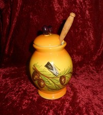 Bocal à Olives Création de  A. Ferlay Céramique de Vallauris Années 1950-Cigale