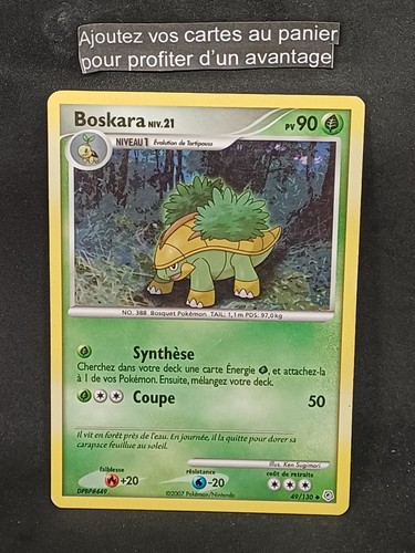 Carte pokémon boskara - carte, 49/130