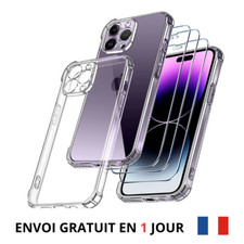 Coque Iphone+ Verre Trempé IPhone 15 14 13 12 11 PRO/PROMAX  X  XR 7 8  XS MAX