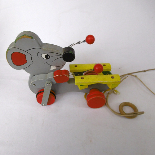 Ancien jouet trainer souris - ancien,