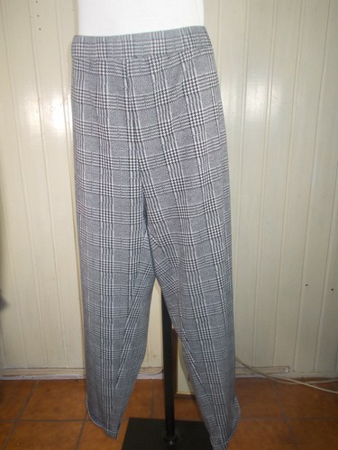Pantalon souple ecossais - , gris