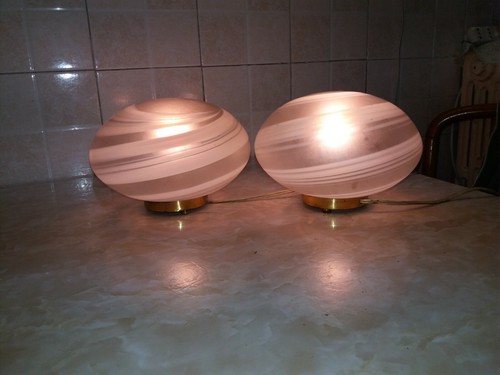 Couple lampes table - couple, boules