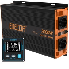 EDECOA Convertisseur 12V 220V