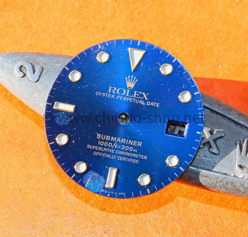 Rolex cadran bleu tritium - au,