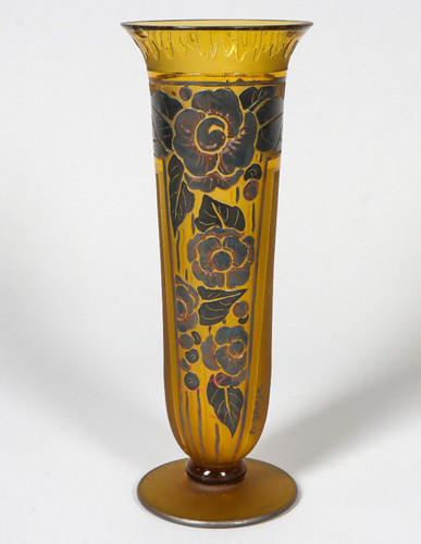 Grand vase décor émaillé - grand,
