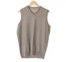 Pull homme 100 % cachemire gris cachemire taille M 13032