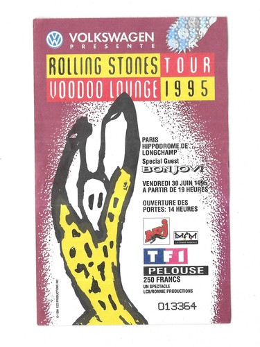 Rare ticket billet concert - ticket,