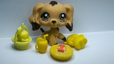 LPS  Tan Brown Cocker Spaniel dog  #575 Authentic Littlest Pet Shop - 159