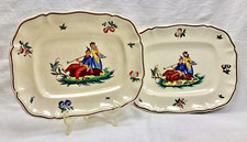 2 ANCIENS PLATS DECOR AU