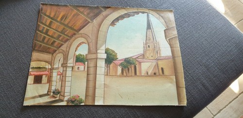 Peinture sur toile ile re - peinture,