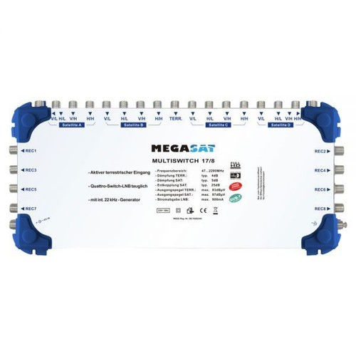 Megasat multi switch - multi-switch, 17/8