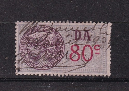Timbre france fiscaux - timbre, 80