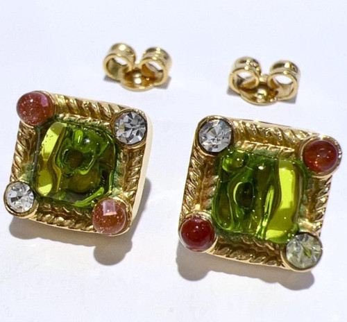 Boucle oreille vintage - boucle, d'oreille
