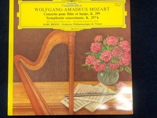 33 tours "Concerto pour flute et harpe" Wolfgang Amadeus Mozart