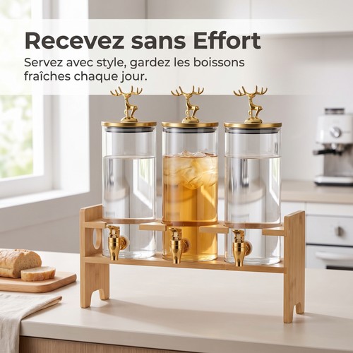 Distributeur en Verre avec