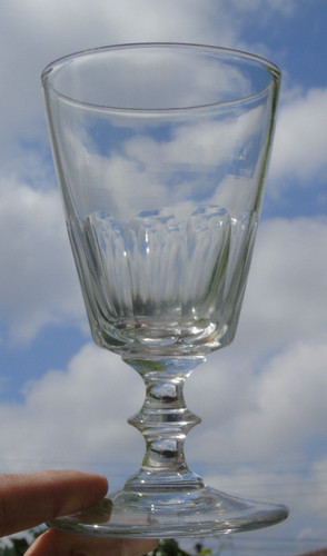 Verre eau taillé - à,