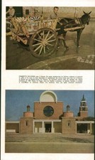 Document ancien charrette Sicilienne 1955 issu de magazine