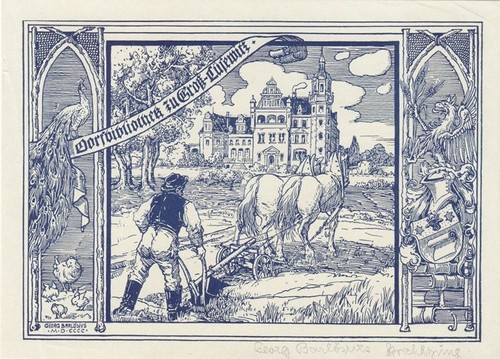 Exlibris papier planche - exlibris,