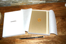 Agenda journal intime cahier carnet CHANEL  + crayon VIP gift NEUF