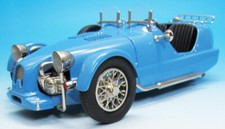 Lomax Citroen 2 CV 3 Roues 03 bleu 1/18 métal blanc/étain & résine tout monté
