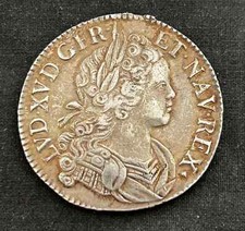 Louis XV Écu de Navarre 1718 Aix-en-Provence, TTB