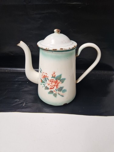 Cafetiere emaille ancienne - emaille,