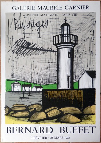 Bernard buffet paysages - buffet, "paysages"