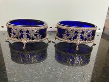 Paire de Salerons en argent