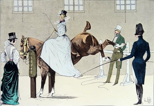 Hippisme manège féminin - hippisme-,
