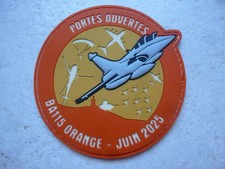 Patch Rafale A400M PVC Journée Portes Ouvertes BA 115 Orange 2025 Armée de L'Air