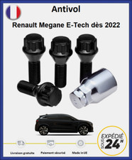Ecrous antivol de roues noir Renault Megane E-Tech 2022-2025