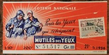 Billet de loterie nationale