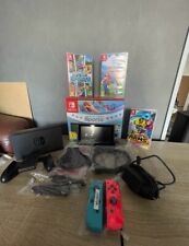 Nintendo Switch V2 32Gb Avec 3 Jeux