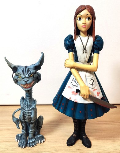 Figurines alice chat du - alice,