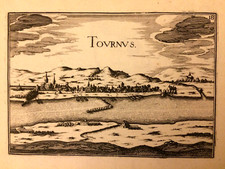 Tournus, gravure XVIIe Mérian