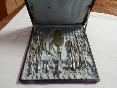 Ancien service dessert - ancien, à