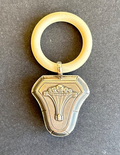 Ancien hochet bébé argent - hochet, de
