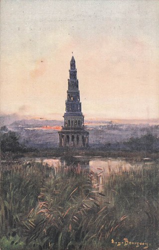 Illustree chanteloup pagode - cp,