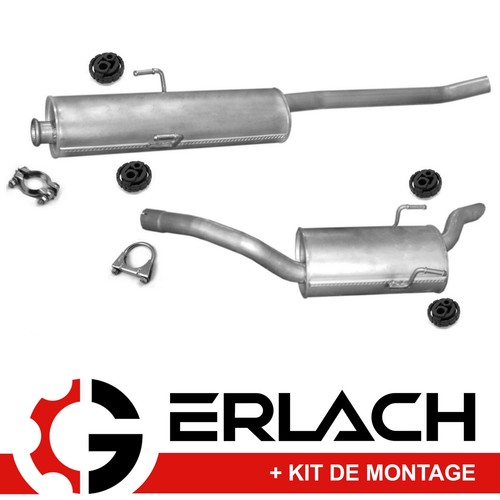 Echappement silencieux pour