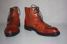 Chaussures Homme Yves GERARD Cuir Marron Fauve T 41 TBE