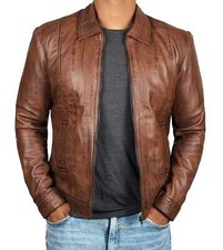 Blouson motard homme vintage