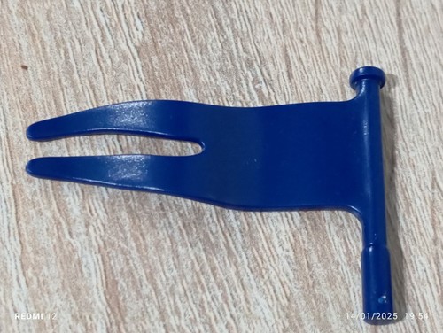 Playmobil drapeau bleu foncé - drapeau,