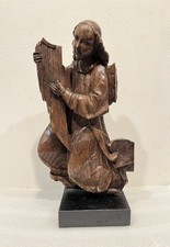 Ange gothique en chêne